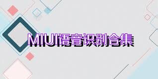 MIUI语音识别合集