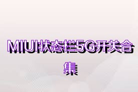 MIUI状态栏5G开关合集