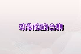 动物跑跑合集