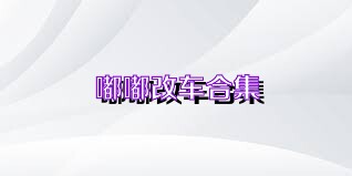 嘟嘟改车合集