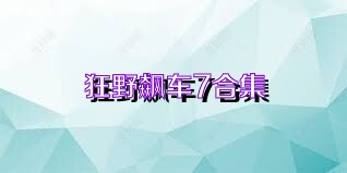 狂野飙车7合集
