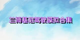 兰博基尼驾驶模拟合集