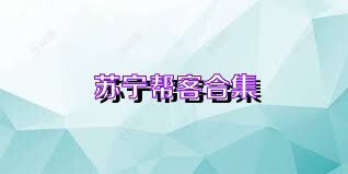 苏宁帮客合集