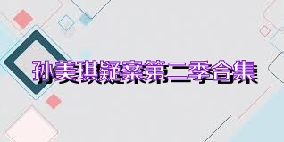 孙美琪疑案第二季合集