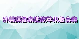孙美琪疑案逆旅苹果版合集
