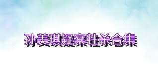 孙美琪疑案牲杀合集