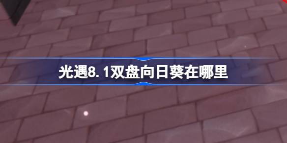 光遇8.1双盘向日葵位置一览