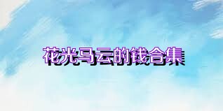 花光马云的钱合集