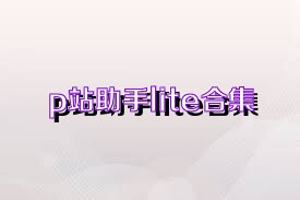p站助手lite合集