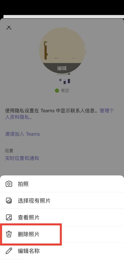 Microsoft Teams怎么删除头像图片 Microsoft Teams删除头像图片教程