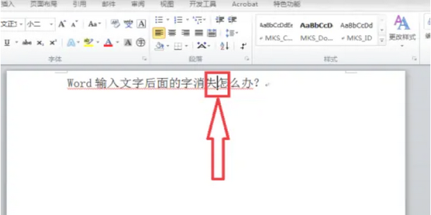 word吞字怎么处理 word文档中修改时吞字解决方法