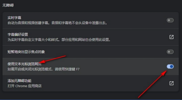 谷歌浏览器怎么设置光标浏览模式 谷歌浏览器文本光标开启方法