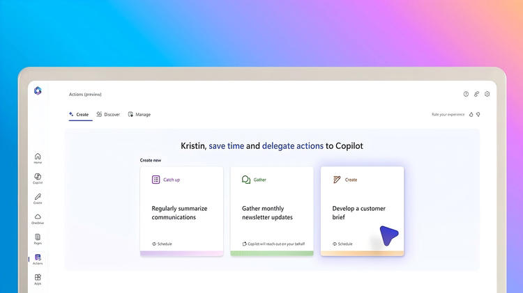 微软Ignite大揭秘：Copilot Actions智能助手来袭，让日常办公变得轻松自如！