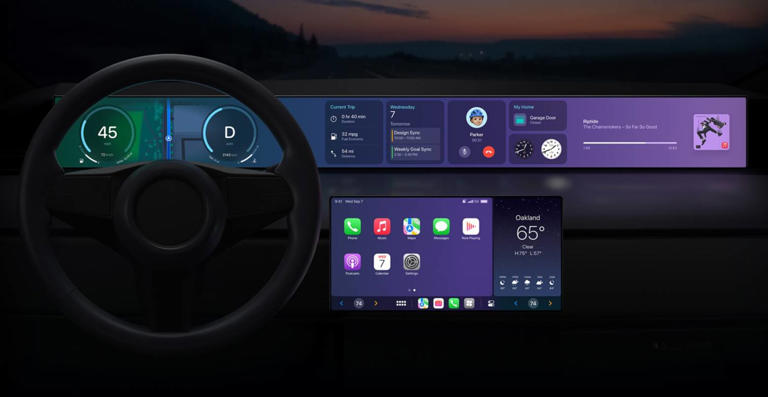 苹果CarPlay遇冷，保时捷等车企转投自研智能座舱系统