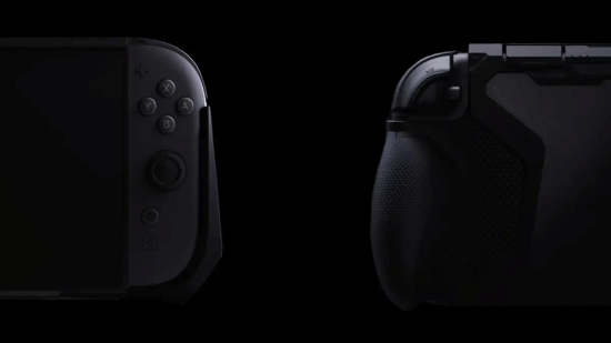 Switch2外观大曝光！全新U型支架设计，手柄正面细节抢先看