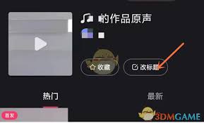快手教程：一键设置作品原声，打造独家音频魅力秘籍