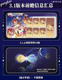 崩坏星穹铁道3.1版本前瞻：新角色、任务、活动及补偿汇总