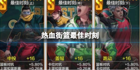 热血街篮最佳时刻