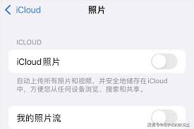 关闭“我的照片流”功能后如何保留iPhone中的照片