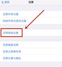 苹果手机网络延迟高如何解决