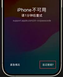 苹果手机密码忘了解决办法全解析