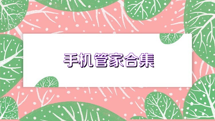 手机管家合集